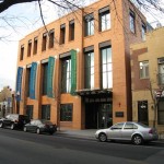 The new building, just across the street.