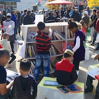 Uni helps inaugurate plaza in one of city’s most diverse neighborhoods