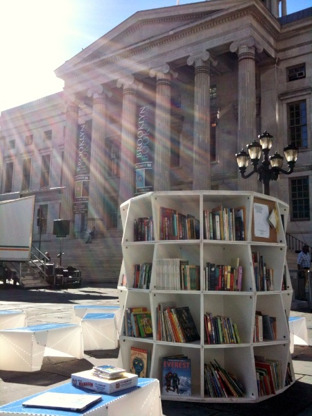 Brooklyn Public Library takes their Uni Tower for a spin