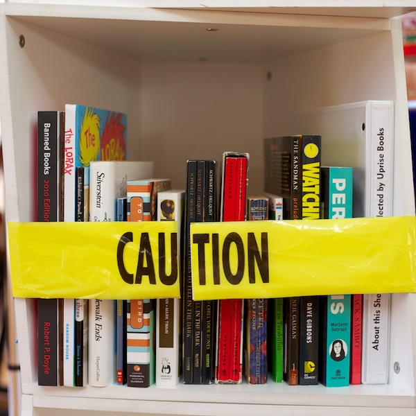 Collaboration with Uprise Books brings banned books to NYC streets