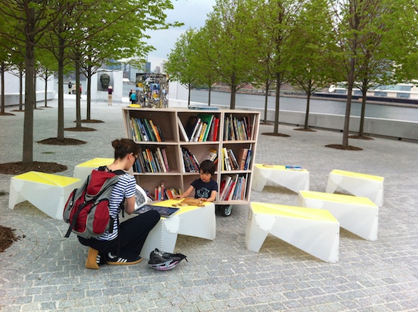 Creating a reading room at FDR Four Freedoms Park