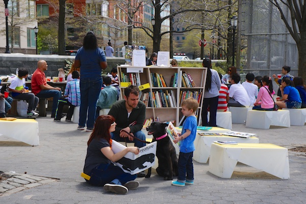 Uni Project joins National Book Foundation’s BookUp kids in the park