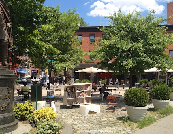 Uni reading room, Fowler Plaza, Brooklyn