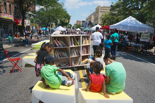Uni in Brownsville, Brooklyn with Brooklyn Public Library