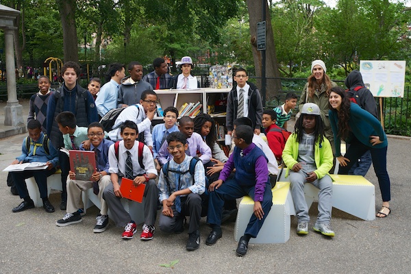 Boys take over the Uni in Tompkins Square Park