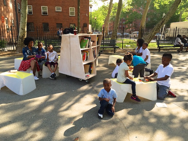 The Uni at James Weldon Johnson Playground in East Harlem