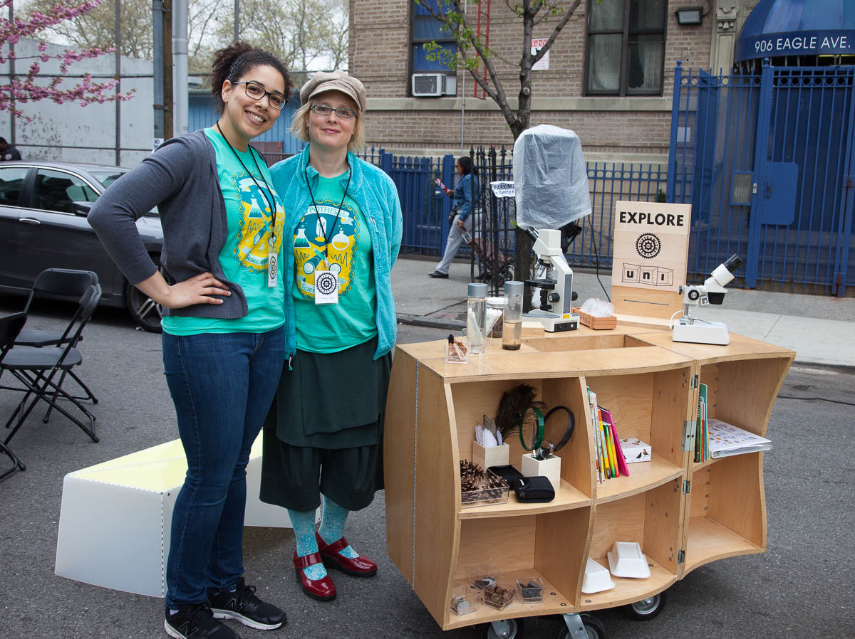Uni Project partners with HYPOTHEkids to launch new STEAM cart in the Bronx