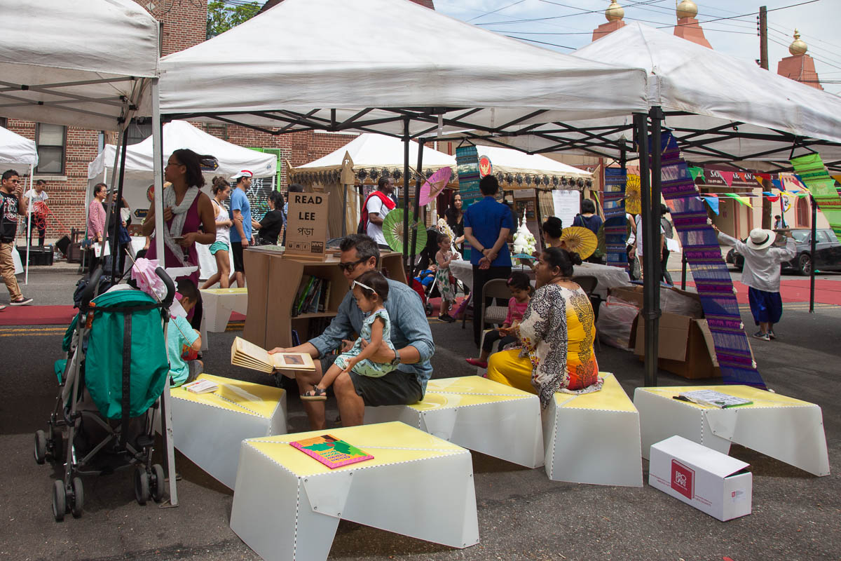 Uni reading room on the street in Elmhurst Queens