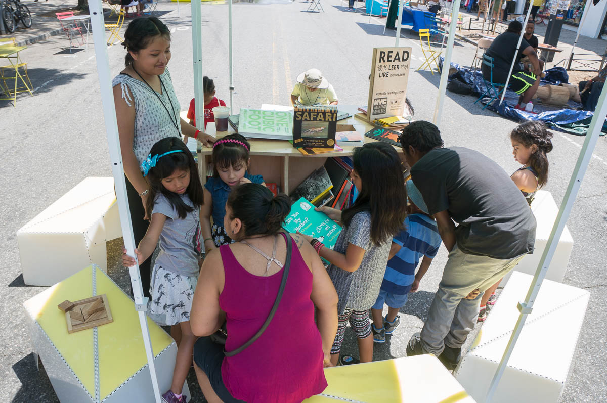 Uni reading room returns to Pitkin Avenue, Brownsville, Brooklyn
