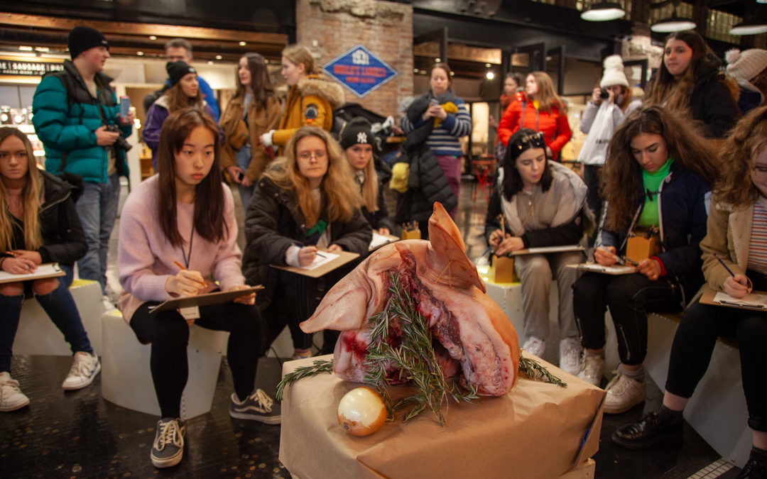 Creating a special still life for DRAW at Chelsea Market