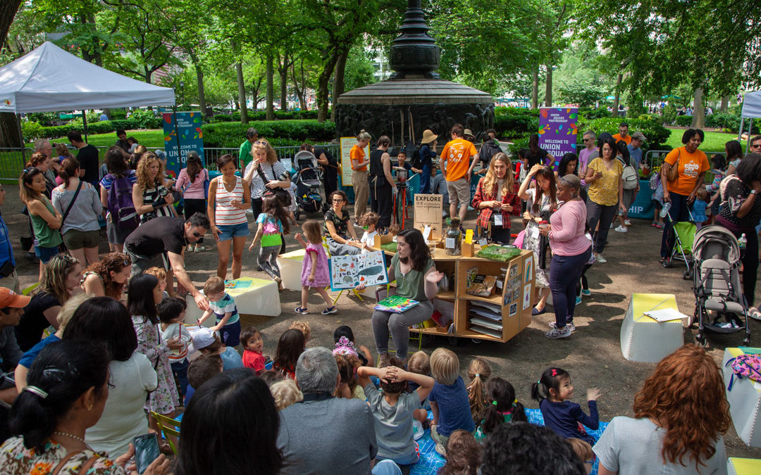 EXPLORE lands at Union Square Park