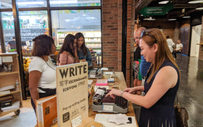 WRITE wraps up a month-long residency at Chelsea Market